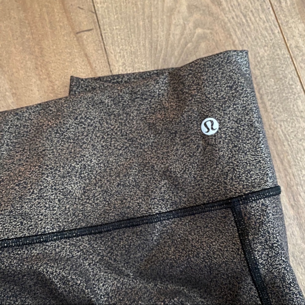 Lululemon Wunder Under High Rise Tight Gold Foil - Picture 7 of 7